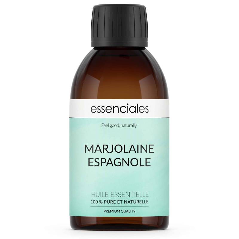 Aceite esencial de Mejorana española, 100% puro y natural, 200 ml.
