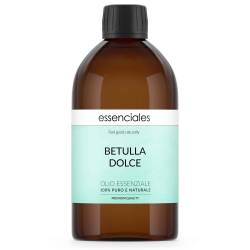 Olio essenziale di Betulla dolce, 100% puro e naturale, 500 ml.