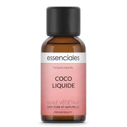 Aceite de coco líquido (fraccionado caprico caprilico), 100% natural,  30 ml