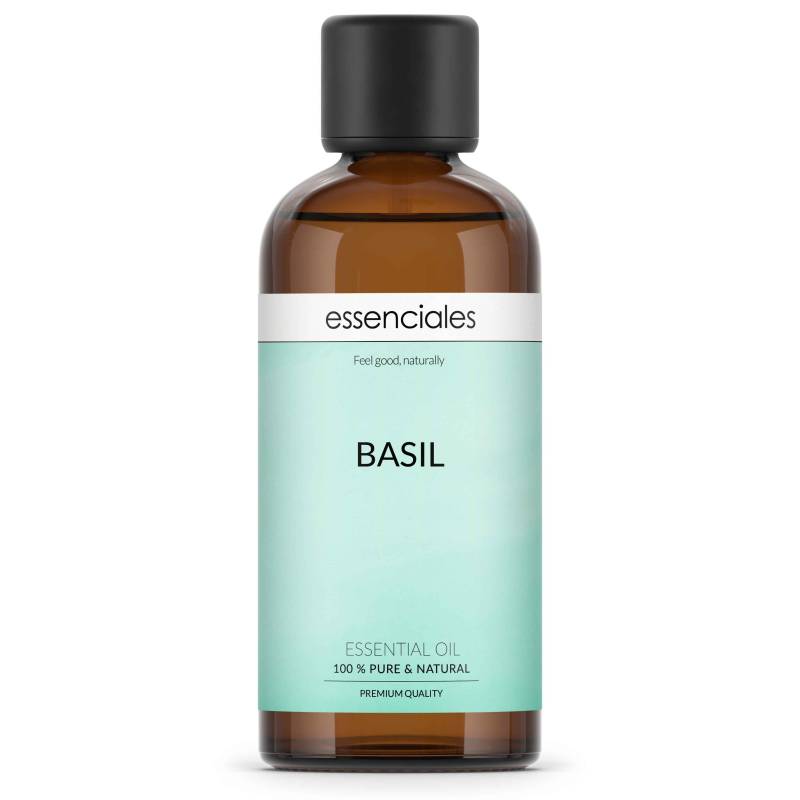 Sweet Basil Essential Oil, 100% pure & natural, 100 ml.