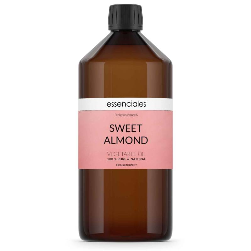 Sweet Almond Oil, Premium Quality, pure and natural, 1 litre.