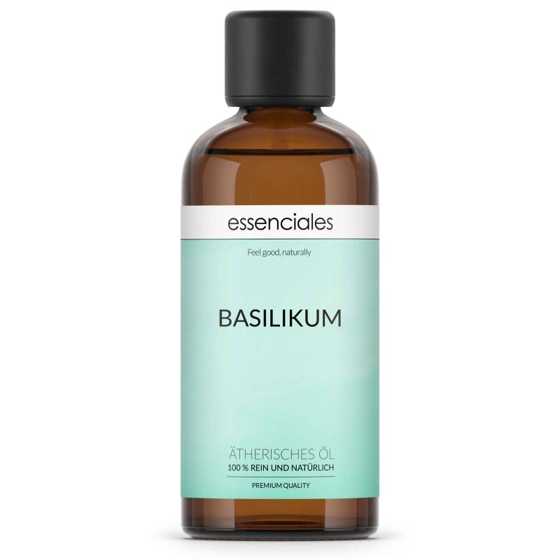 Aceite esencial de Albahaca basílico, 100% puro y natural, 100 ml.