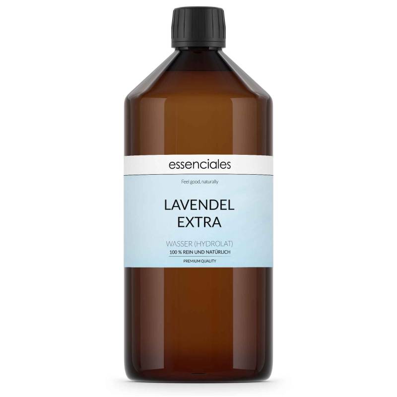 Agua de Lavanda 100% pura y natural. Hidrolato genuino de Lavanda, 1 litro.