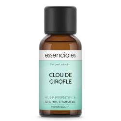 Aceite esencial de Clavo o hoja de clavero, 100% puro y natural, 30 ml.