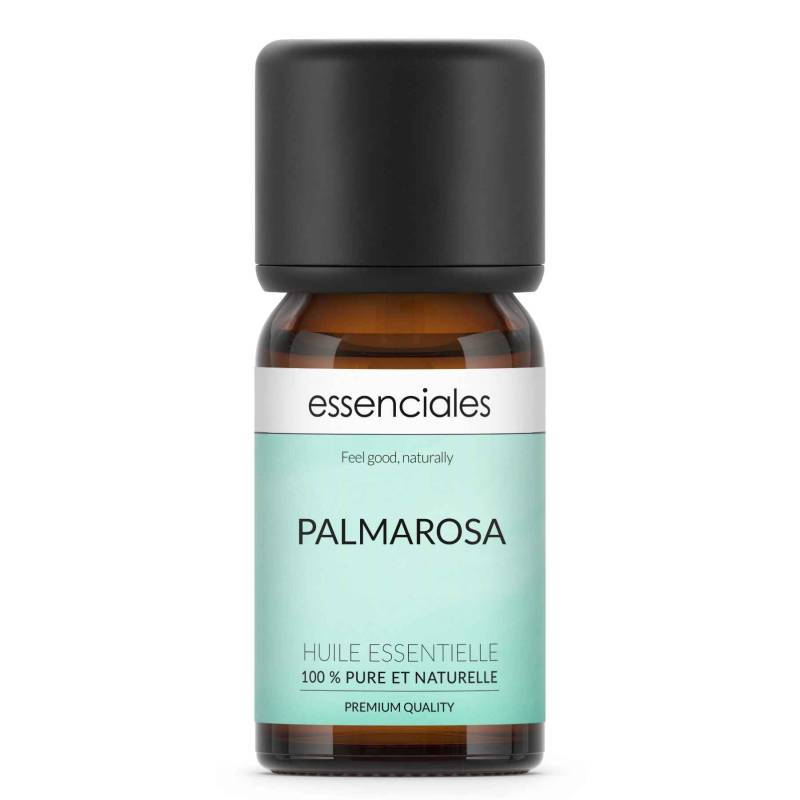 Aceite esencial de Palmarosa, 100% puro y natural, 10 ml.